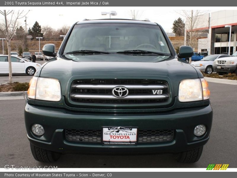 Imperial Jade Mica / Oak 2001 Toyota Sequoia Limited 4x4