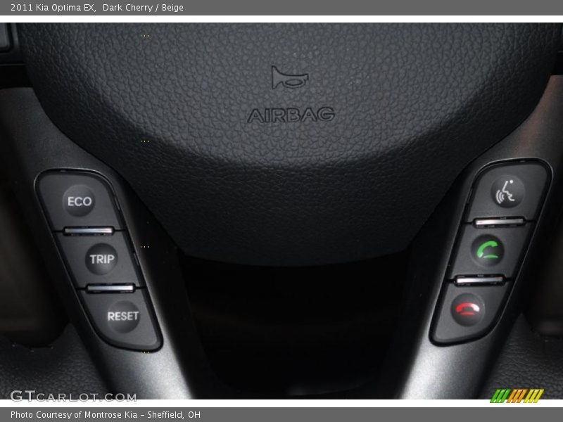 Dark Cherry / Beige 2011 Kia Optima EX
