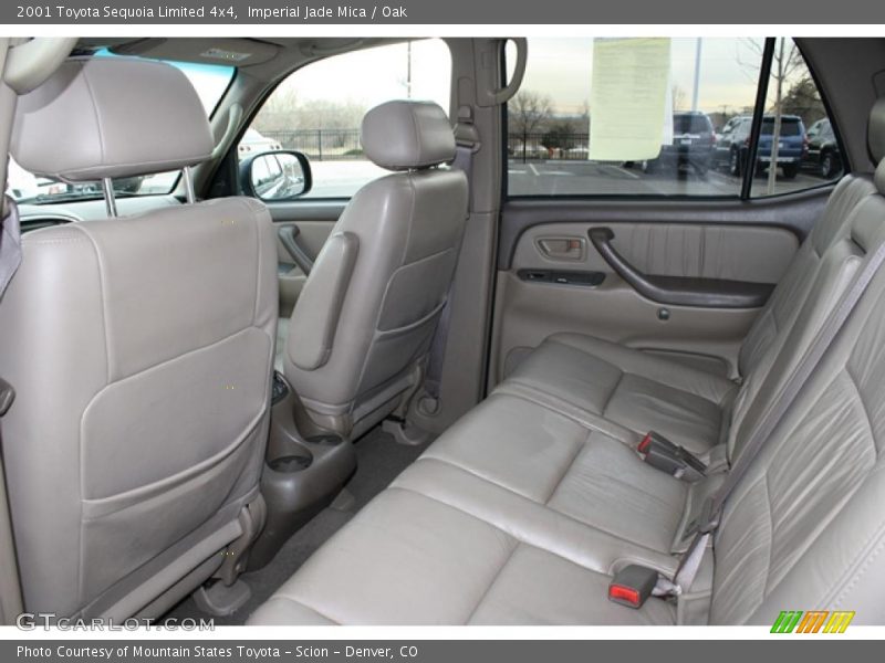 Imperial Jade Mica / Oak 2001 Toyota Sequoia Limited 4x4