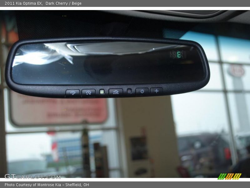 Dark Cherry / Beige 2011 Kia Optima EX