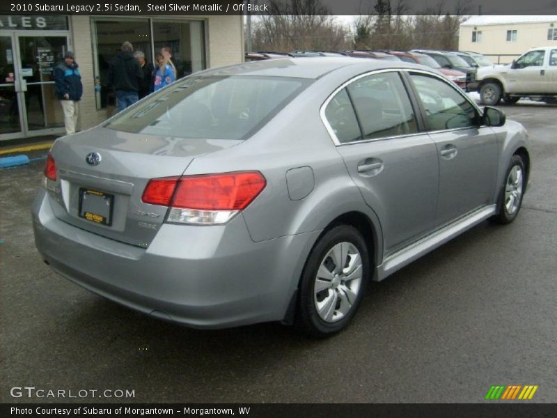 Steel Silver Metallic / Off Black 2010 Subaru Legacy 2.5i Sedan