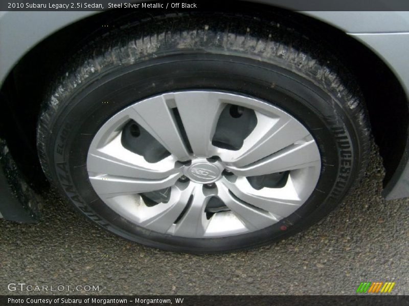 Steel Silver Metallic / Off Black 2010 Subaru Legacy 2.5i Sedan