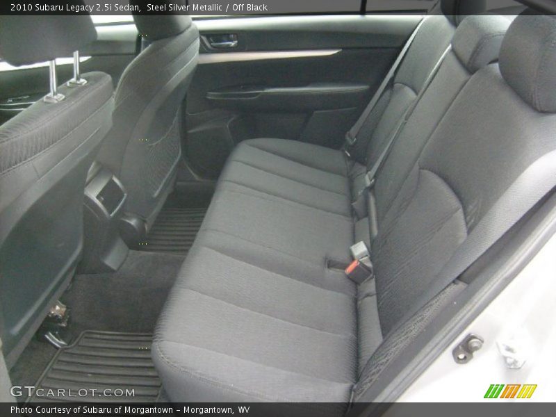 Steel Silver Metallic / Off Black 2010 Subaru Legacy 2.5i Sedan