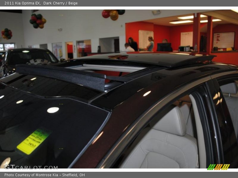 Dark Cherry / Beige 2011 Kia Optima EX