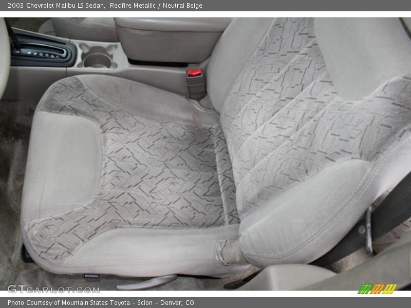 Redfire Metallic / Neutral Beige 2003 Chevrolet Malibu LS Sedan