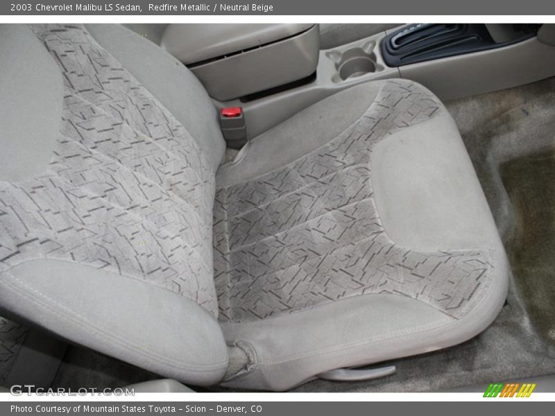 Redfire Metallic / Neutral Beige 2003 Chevrolet Malibu LS Sedan