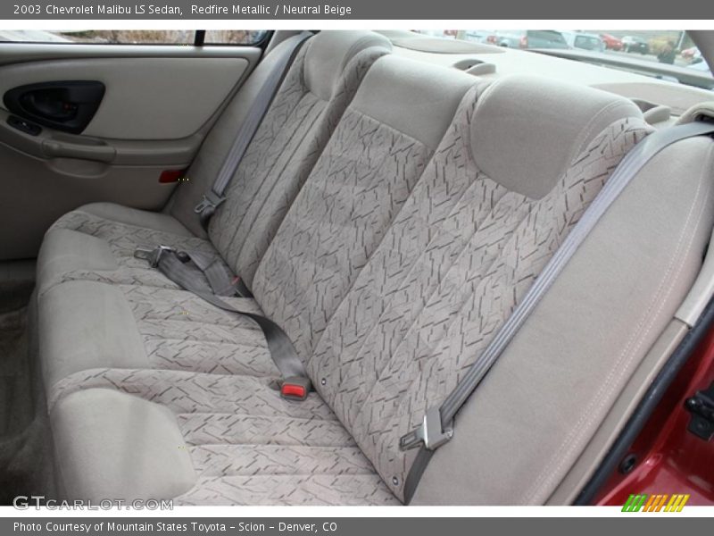 Redfire Metallic / Neutral Beige 2003 Chevrolet Malibu LS Sedan