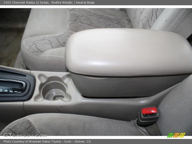 Redfire Metallic / Neutral Beige 2003 Chevrolet Malibu LS Sedan