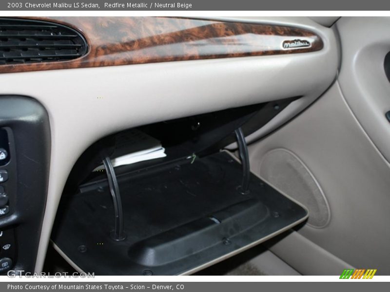 Redfire Metallic / Neutral Beige 2003 Chevrolet Malibu LS Sedan