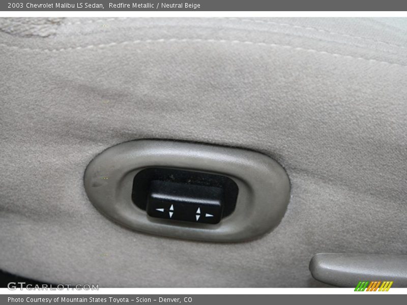 Redfire Metallic / Neutral Beige 2003 Chevrolet Malibu LS Sedan