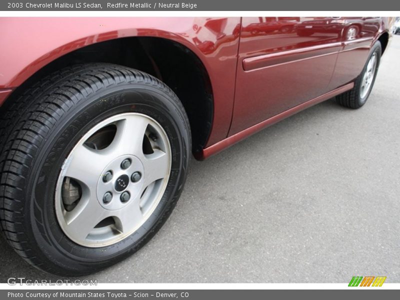Redfire Metallic / Neutral Beige 2003 Chevrolet Malibu LS Sedan