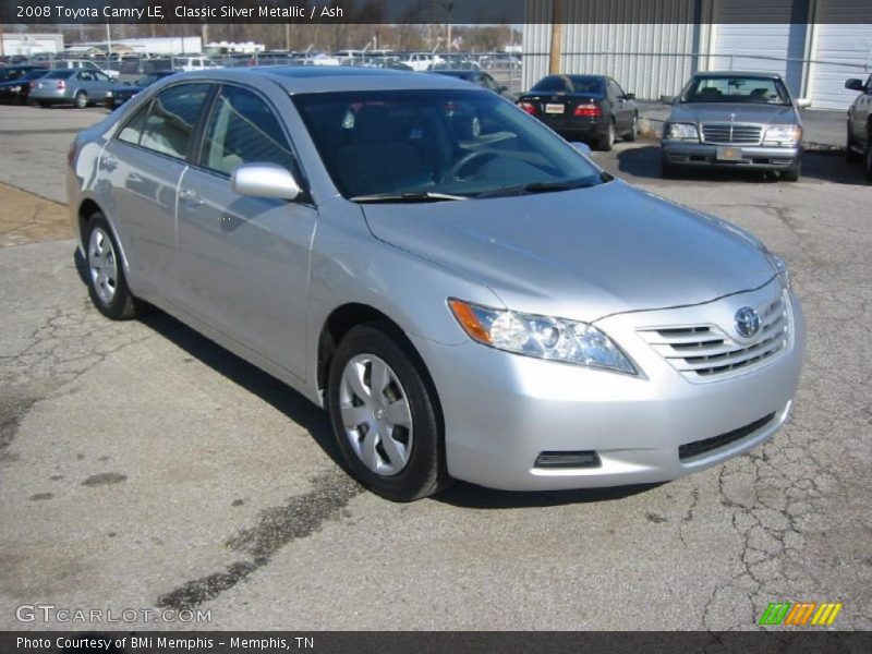 Classic Silver Metallic / Ash 2008 Toyota Camry LE