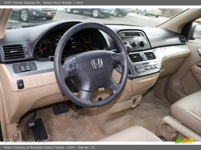 Desert Rock Metallic / Ivory 2005 Honda Odyssey EX