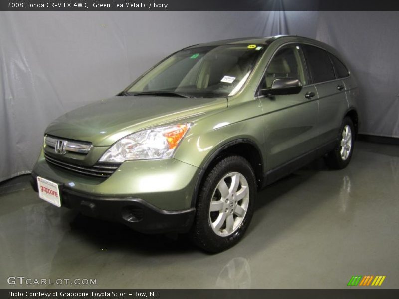 Green Tea Metallic / Ivory 2008 Honda CR-V EX 4WD