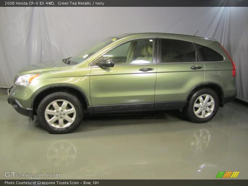 Green Tea Metallic / Ivory 2008 Honda CR-V EX 4WD
