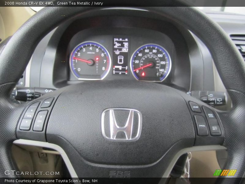 Green Tea Metallic / Ivory 2008 Honda CR-V EX 4WD