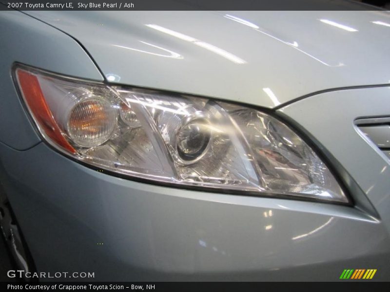 Sky Blue Pearl / Ash 2007 Toyota Camry LE