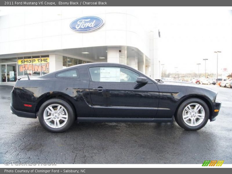 Ebony Black / Charcoal Black 2011 Ford Mustang V6 Coupe