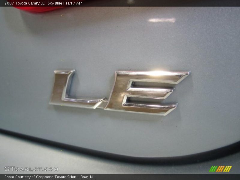 Sky Blue Pearl / Ash 2007 Toyota Camry LE