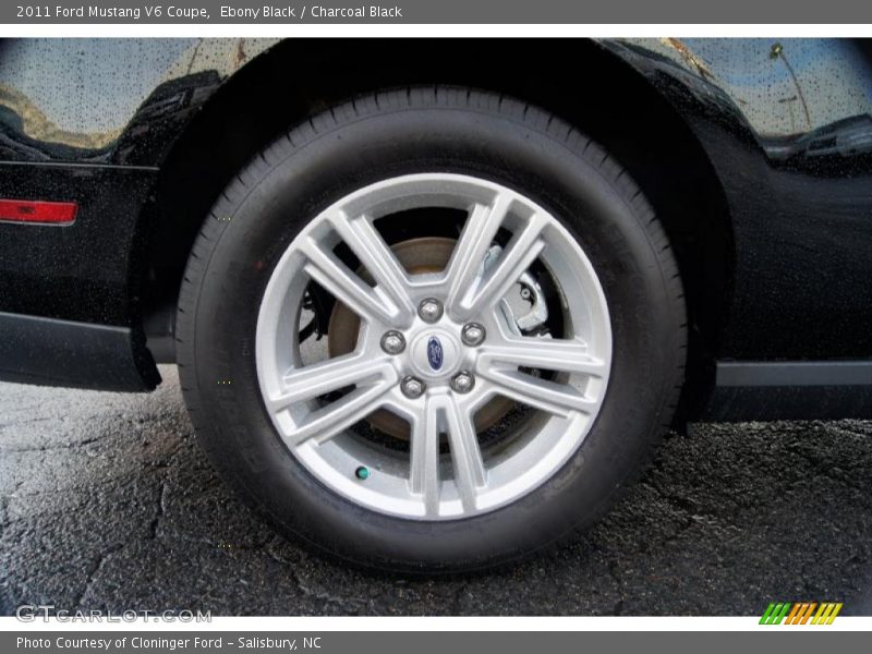 Ebony Black / Charcoal Black 2011 Ford Mustang V6 Coupe
