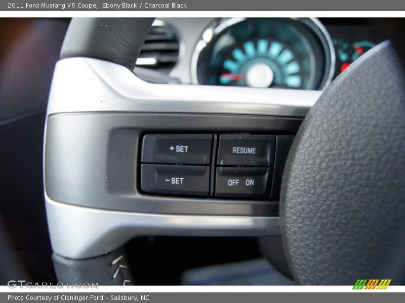 Ebony Black / Charcoal Black 2011 Ford Mustang V6 Coupe