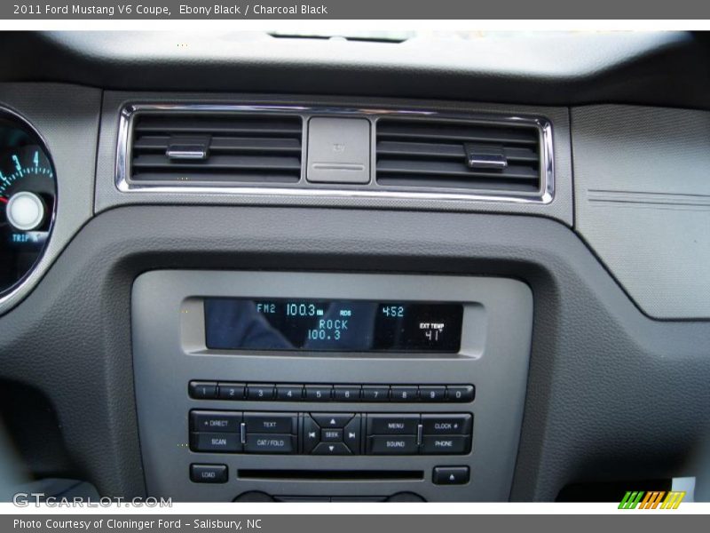 Ebony Black / Charcoal Black 2011 Ford Mustang V6 Coupe