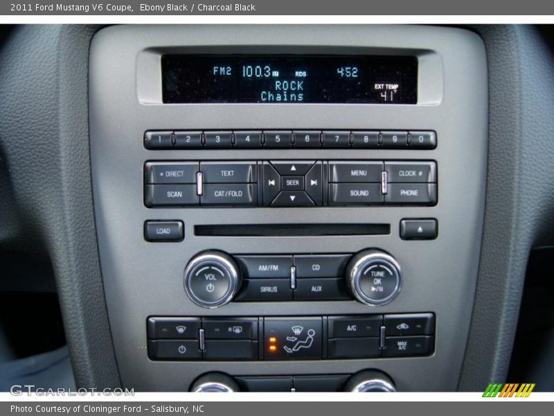 Ebony Black / Charcoal Black 2011 Ford Mustang V6 Coupe