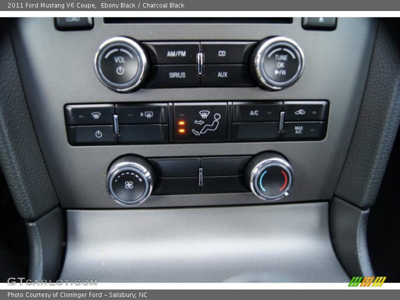 Ebony Black / Charcoal Black 2011 Ford Mustang V6 Coupe