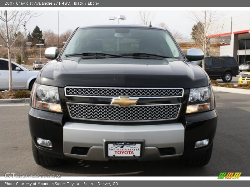 Black / Ebony 2007 Chevrolet Avalanche Z71 4WD