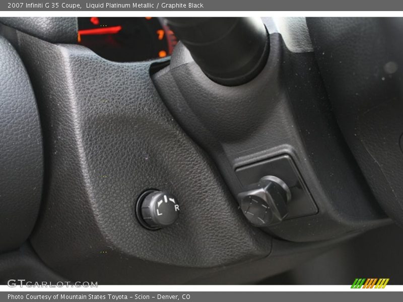 Liquid Platinum Metallic / Graphite Black 2007 Infiniti G 35 Coupe