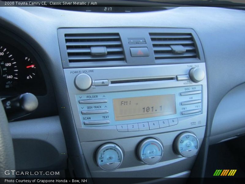 Classic Silver Metallic / Ash 2008 Toyota Camry CE
