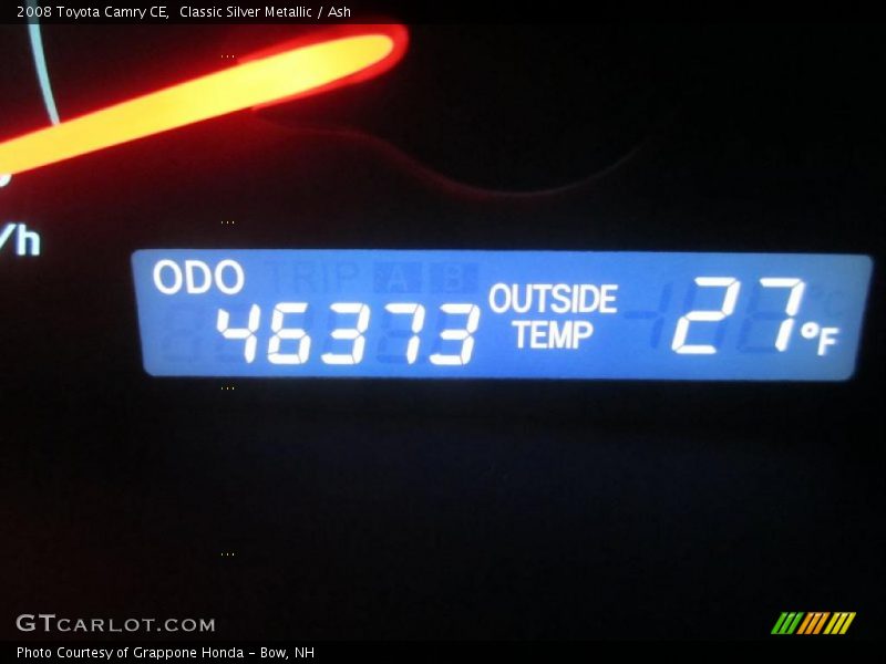 Classic Silver Metallic / Ash 2008 Toyota Camry CE