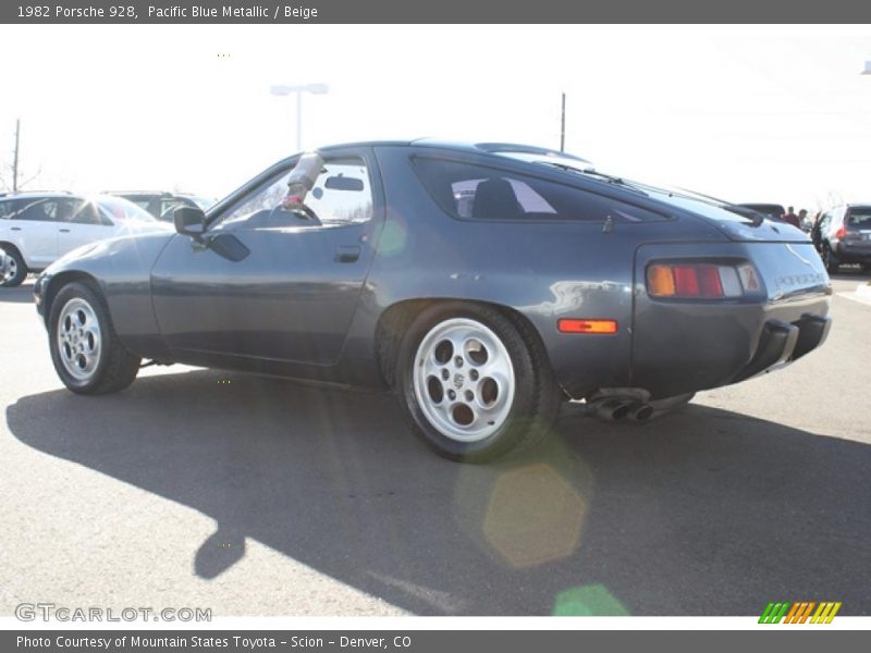 Pacific Blue Metallic / Beige 1982 Porsche 928