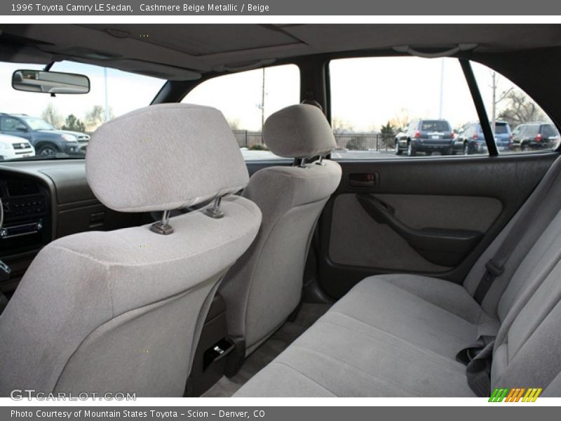 Cashmere Beige Metallic / Beige 1996 Toyota Camry LE Sedan