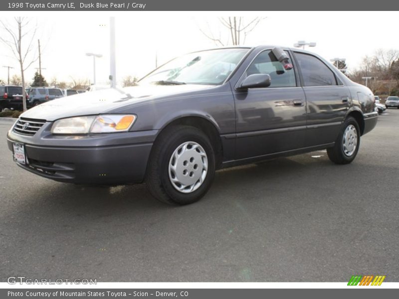 Dusk Blue Pearl / Gray 1998 Toyota Camry LE