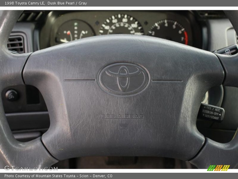 Dusk Blue Pearl / Gray 1998 Toyota Camry LE