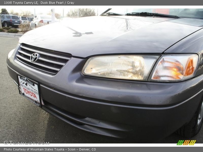 Dusk Blue Pearl / Gray 1998 Toyota Camry LE