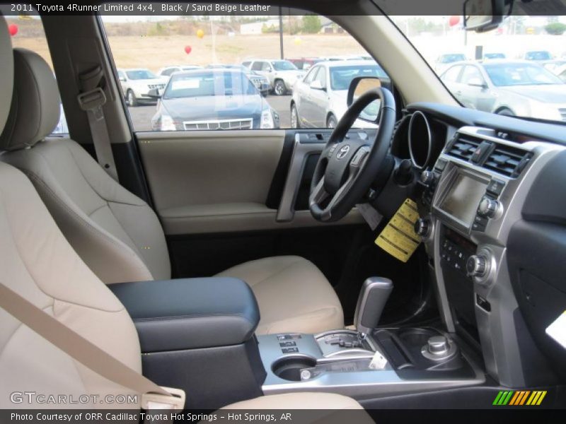 Black / Sand Beige Leather 2011 Toyota 4Runner Limited 4x4