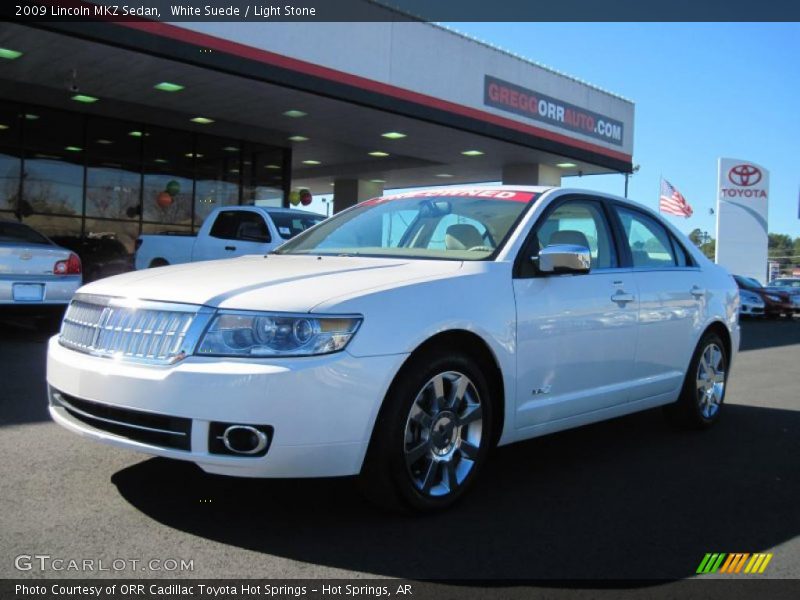 White Suede / Light Stone 2009 Lincoln MKZ Sedan
