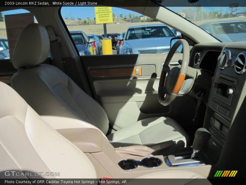 White Suede / Light Stone 2009 Lincoln MKZ Sedan