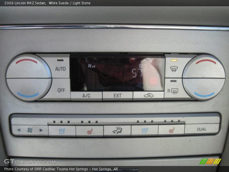 White Suede / Light Stone 2009 Lincoln MKZ Sedan