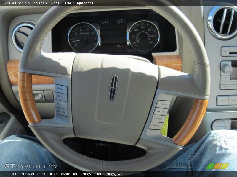 White Suede / Light Stone 2009 Lincoln MKZ Sedan