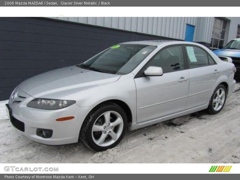 Glacier Silver Metallic / Black 2006 Mazda MAZDA6 i Sedan