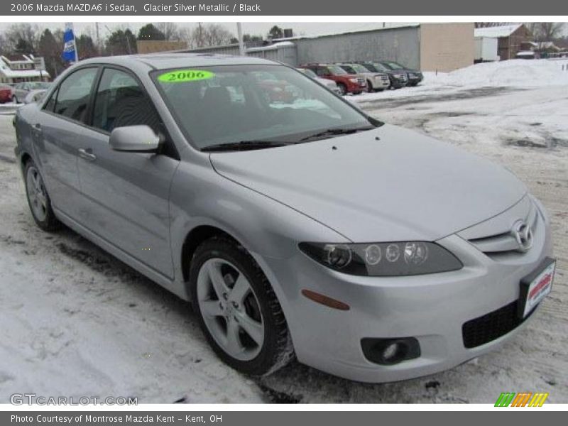 Glacier Silver Metallic / Black 2006 Mazda MAZDA6 i Sedan