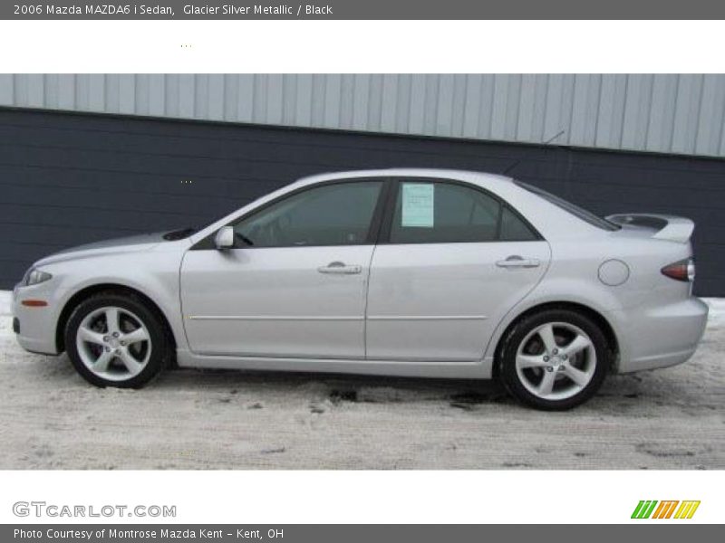 Glacier Silver Metallic / Black 2006 Mazda MAZDA6 i Sedan