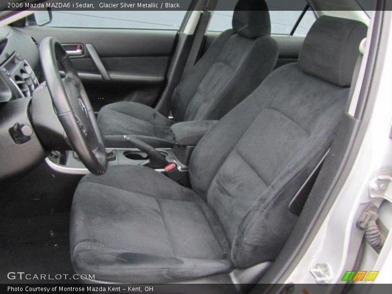 Glacier Silver Metallic / Black 2006 Mazda MAZDA6 i Sedan
