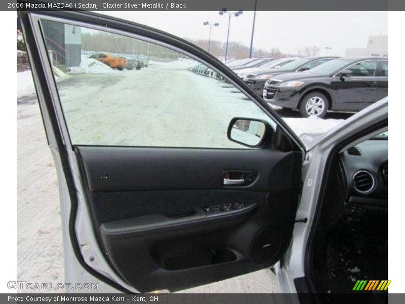 Glacier Silver Metallic / Black 2006 Mazda MAZDA6 i Sedan