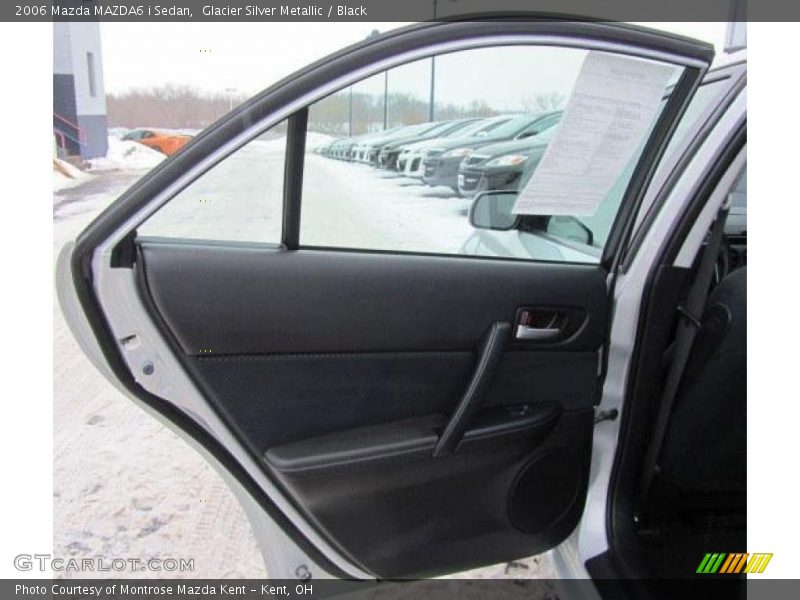 Glacier Silver Metallic / Black 2006 Mazda MAZDA6 i Sedan