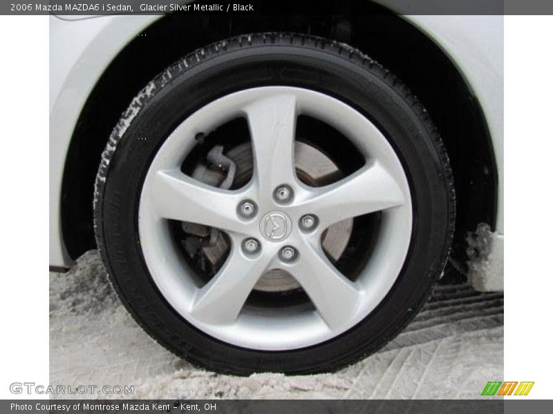 Glacier Silver Metallic / Black 2006 Mazda MAZDA6 i Sedan