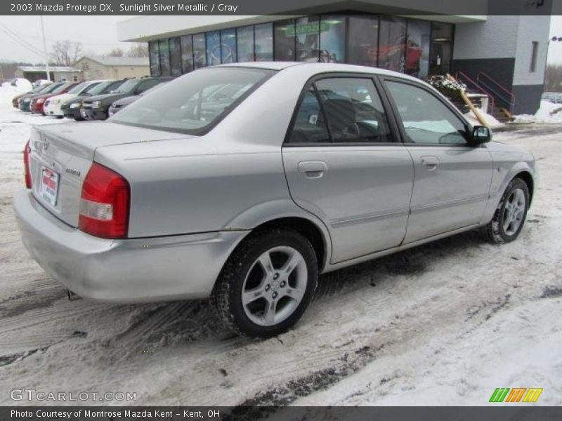 Sunlight Silver Metallic / Gray 2003 Mazda Protege DX